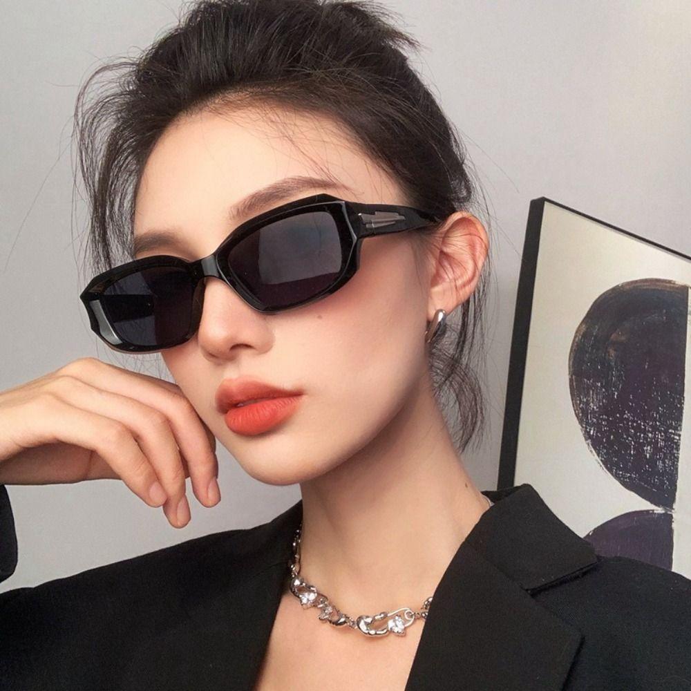 

Sun-Protective Women Sunglasses Street Photos Black Shades Glasses Eyewear Seaside 1 black black