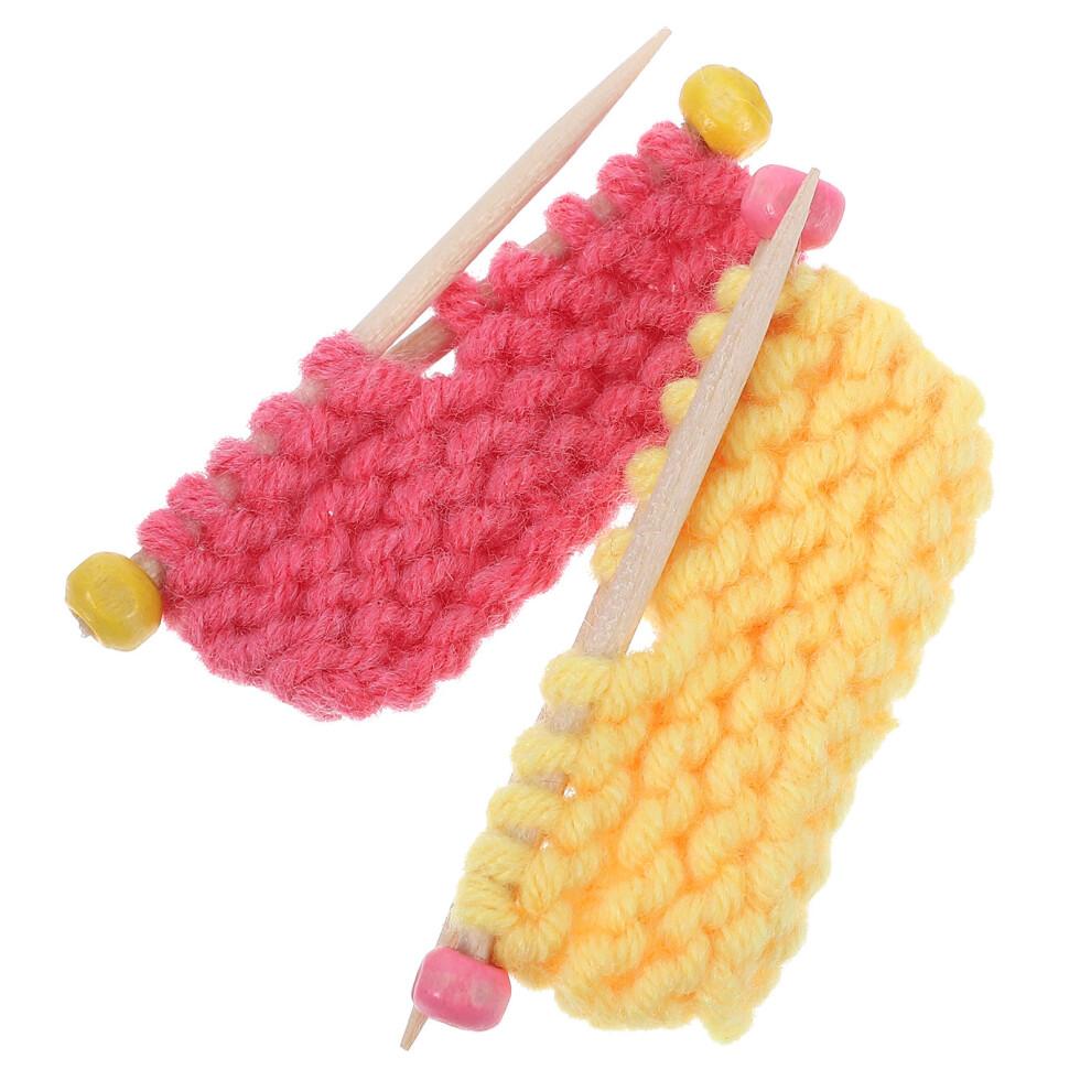 6 Pcs Miniature Knitting Sweater Model Desktop Ornament Photo Prop