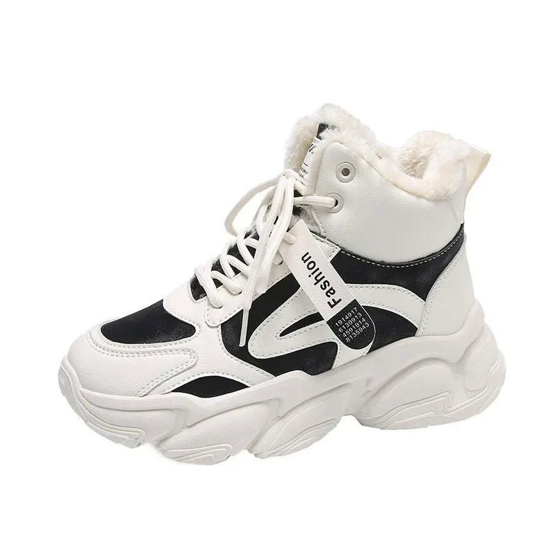 2025 Winter New Women Warm Platform Ankle Snow Boots Fashion Female Causal Plush Booties Cotton Ladies Sneakers Shoes Women