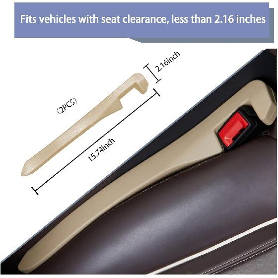 2PCS Car Seat Gap Packing,Leather Seat Gap Plug Fills the Gap between Seat and Console,Universal Seat Gap Blocker to Prevent Falling,Vehicle Interior