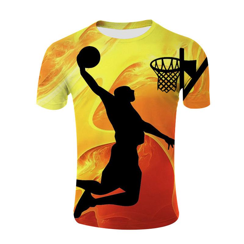 Sportshirt Jongens Korte Mouwen - Sneldrogend Ademend Voetbalshirt Ronde Hals