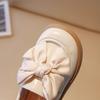 Vår och höst Nya flickläderskor Koreansk version Girl Baby Bow Princess Shoes Little Girl Mary Jane Singelskor