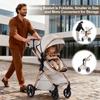 BAZARLAND30. Kočárek 3 v 1 pro miminka Kombinovaný Autosedačka Hluboká vana Trio Oboustranný. Nový model. MODRÝ
