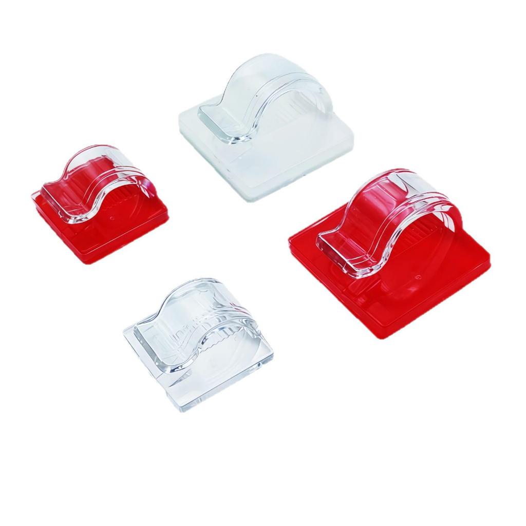 Transparent Self-Adhesive Cable Organizer Clip