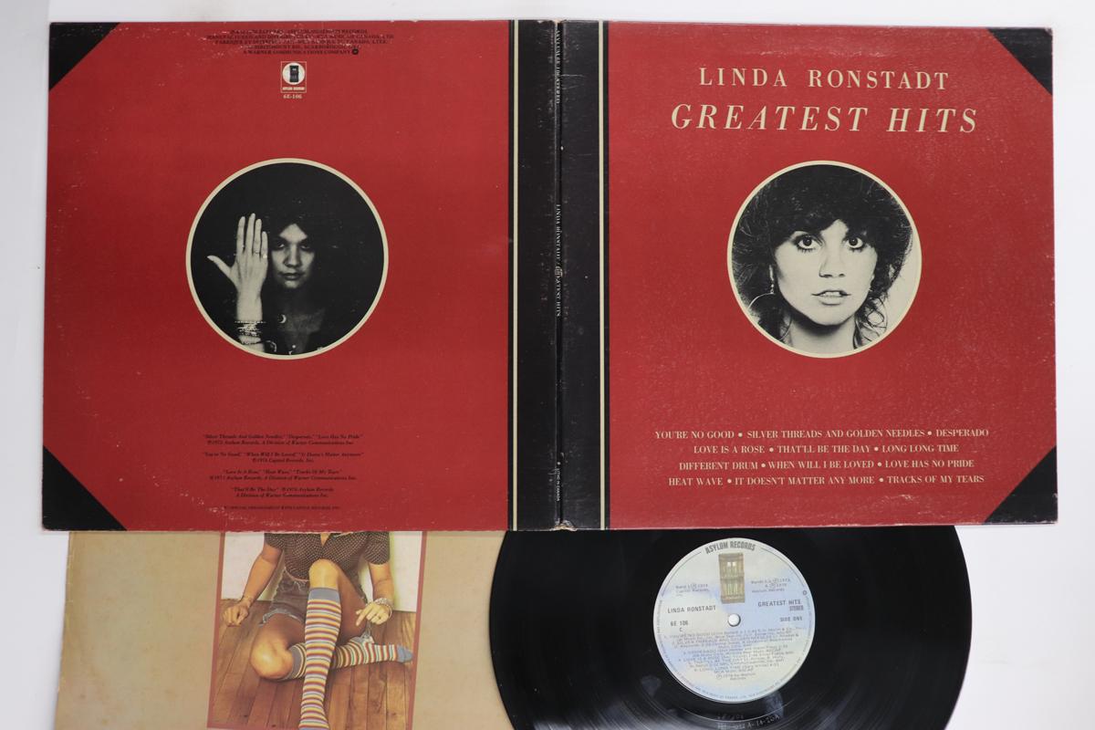 

LP Record LINDA RONSTAD Greatest Hits 6E106 ASYLUM Canada Rock Used