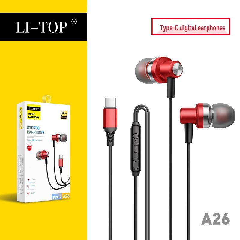 All-Metal Digital Stereo Type-C In-Ear Headphones for Samsung & Huawei