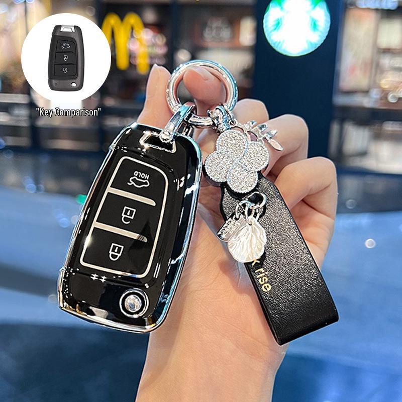 Kompatibel mit 20 Modellen: Schlüsselabdeckung für Beijing Hyundai New Elantra, Verna, ix25, Mistra, ix35 - Schutzschale Schnalle