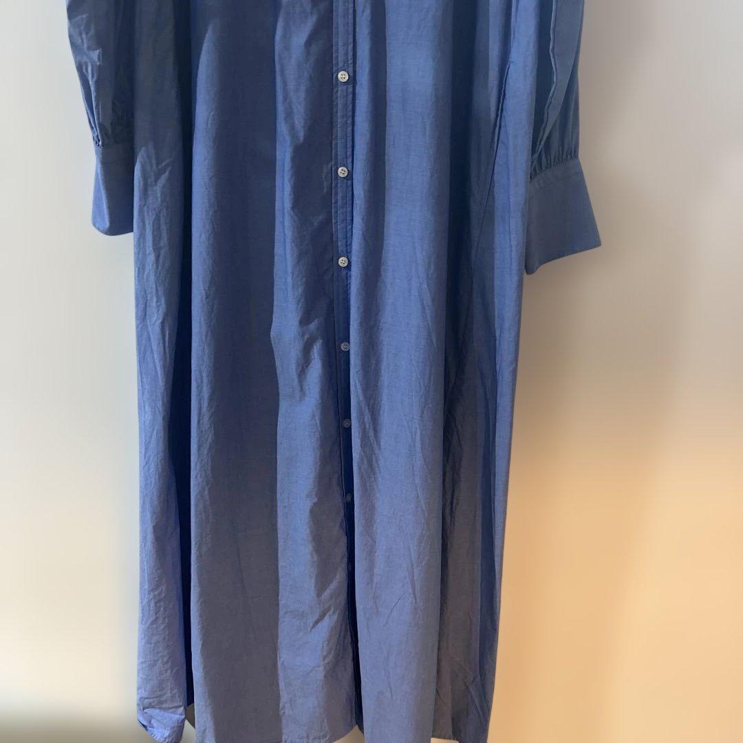 SLOBE IENA Volume Sleeve Shirt Dress