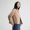 Comfortable Lapel Long Sleeve Casual Trend Jacket Women Jackets Khaki LWT013153212530A11114