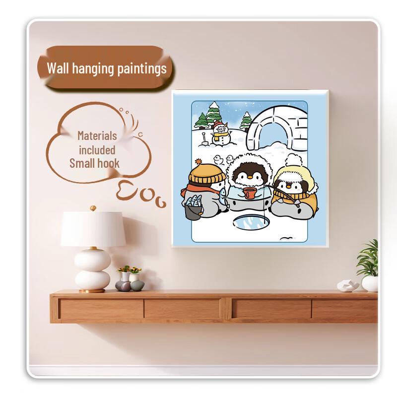 Kids  DIY Digital Oil Painting Kit