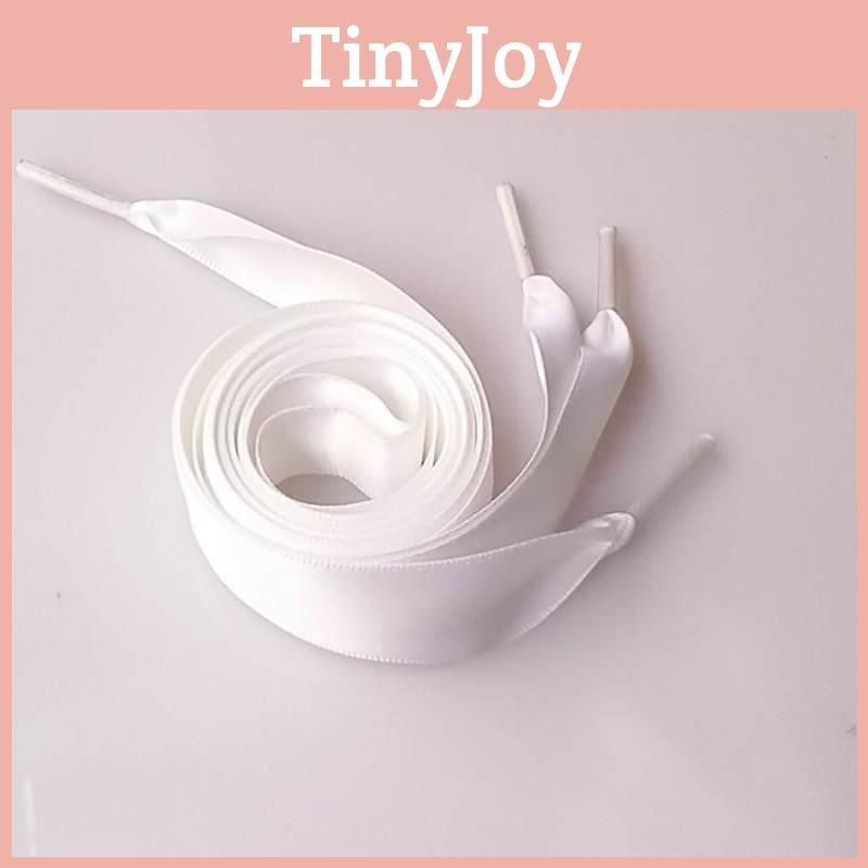 Ribbon Polyester Double Satin Wide Flat Shoelace Candy Color Fashion Various