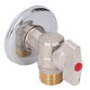 G1/2 Thread Brass Triangle Valve Large Flow Cold Hot Water Angle Stop Valve for Kitchen Bathroom
