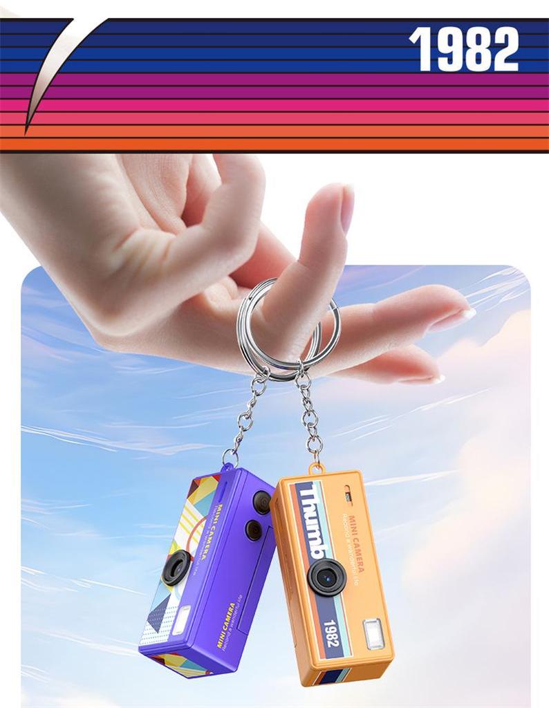 New Cross-Border Flip Screen Thumb Camera: Video Recorder for Students & Kids