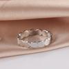 Geometric Round Minimalist Rings for Women Gold Stainless Steel Ring Wedding Party Jewelry