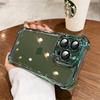 Luxury Electroplate Shockproof Phone Case For iPhone 15 14 13 12 11 Pro Max Plus Lens Protection Bumper Transparent Back Cover