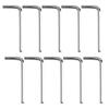 Convenient 10pcs L Type Hex Wrench Kit with Different Sizes for Any Task
