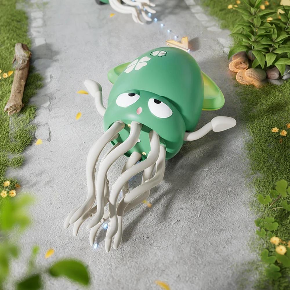 Magical Dancing Octopus Sensing Obstacle Avoidance Octopus Light Music Crawling Toy Children's Birthday Gift