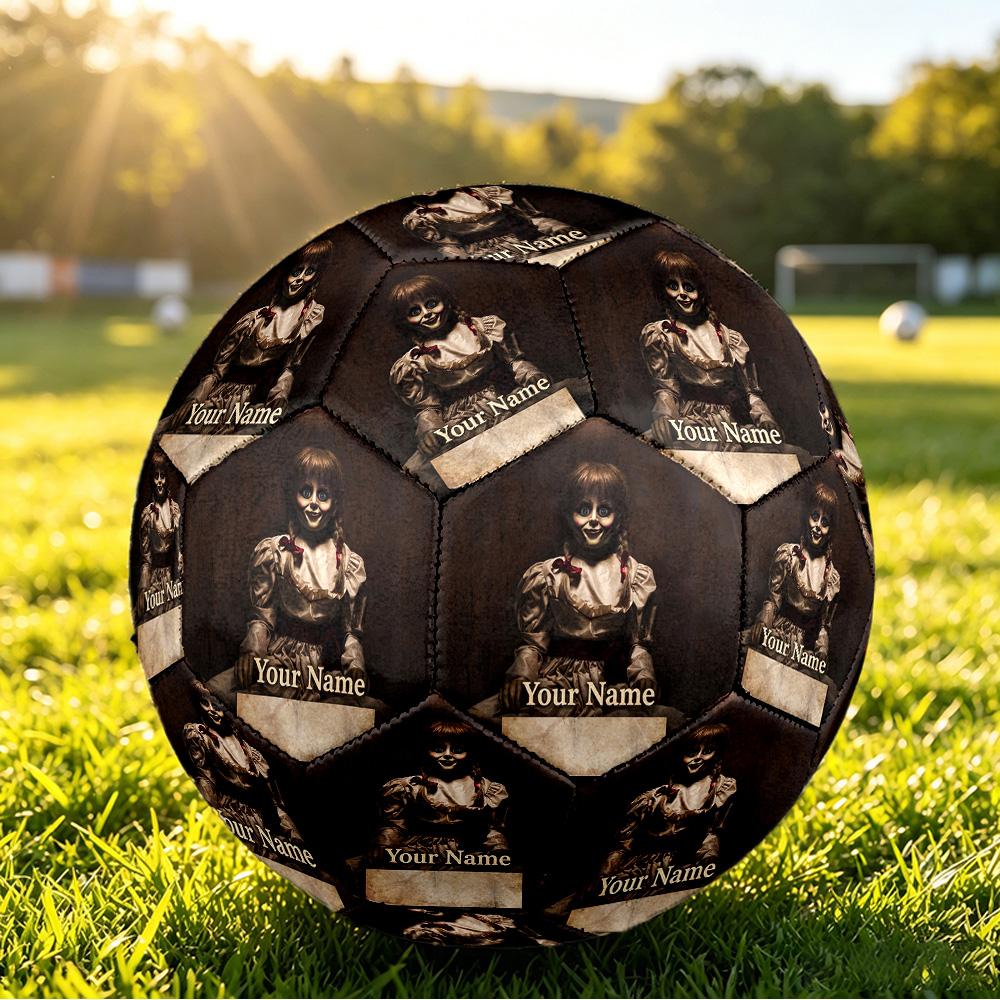 Size 5 FootballThe Conjuring Annabelle Durable PU Soccer Ball for Sports Training Outdoor Competition