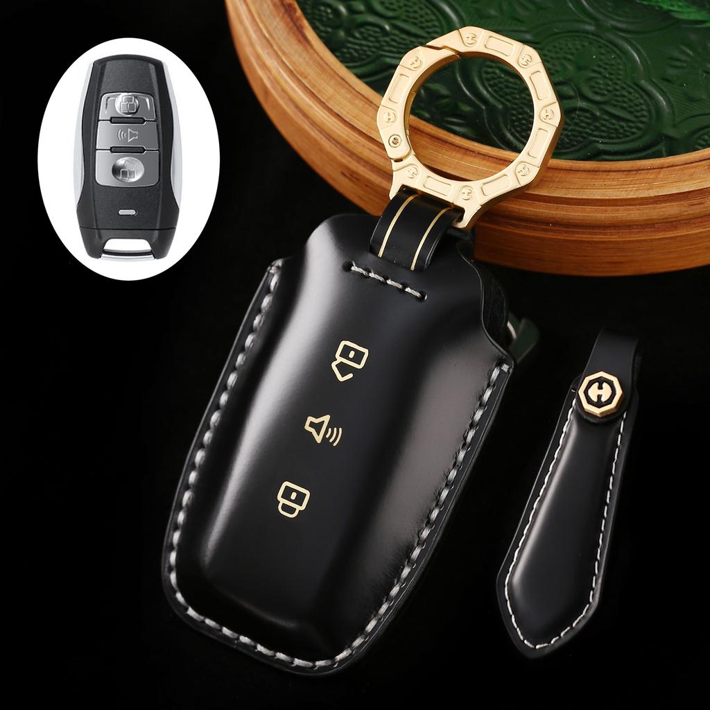 Suitable For Great Wall Haval H6 Key Set, Big Dog, Red Rabbit, Xiaolong, Harvard Genuine Leather Car, Key Protective Case, High-End Bag.