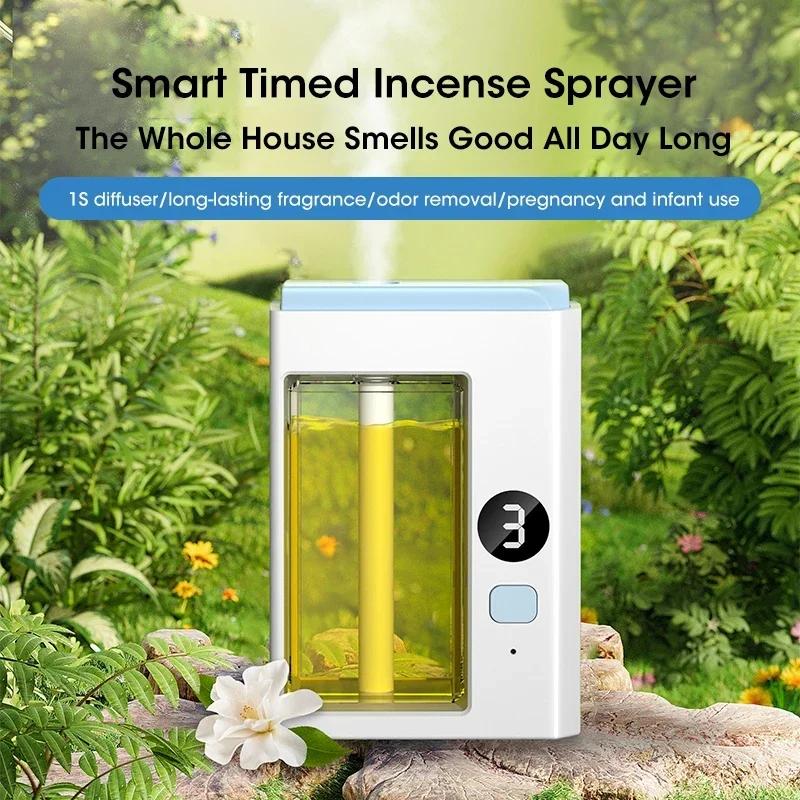 Wall Mount Mini Essential Oil Diffuser Adjustable Portable Aromatherapy Air Purifier Deodorizer