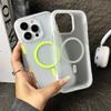 Military Grade Anti-Drop Noctilucent Phone Case For IPhone 16 15 14 Plus 13 12 Pro Max Anti-Slip with Wrist Strap Magnetic Cover