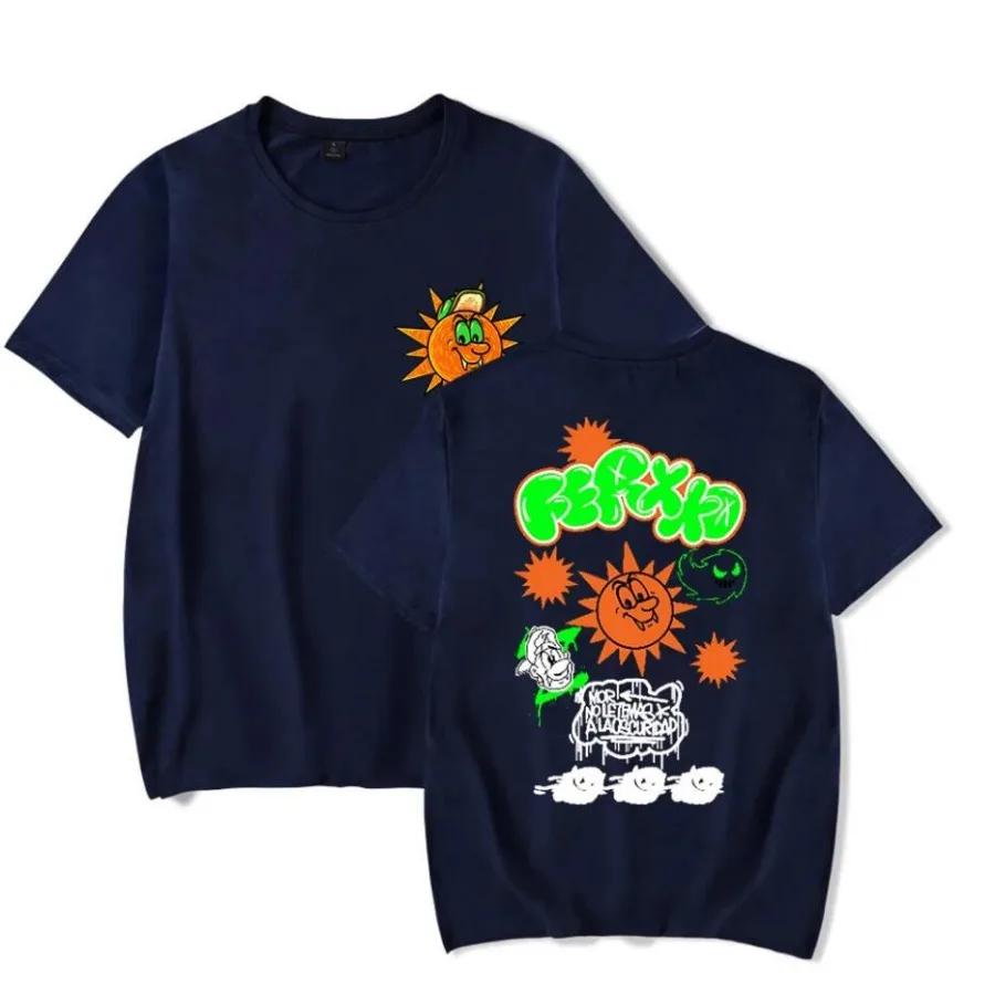 Rapper Feid Ferxxo T-shirts Ferxxocalipsis Album Merch Women Men Fashion Casual Short Sleeve Summer Oversized Tees Streetwear