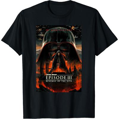 Star Wars 20th Anniversary Episode III Epic Chest Poster T-Shirt