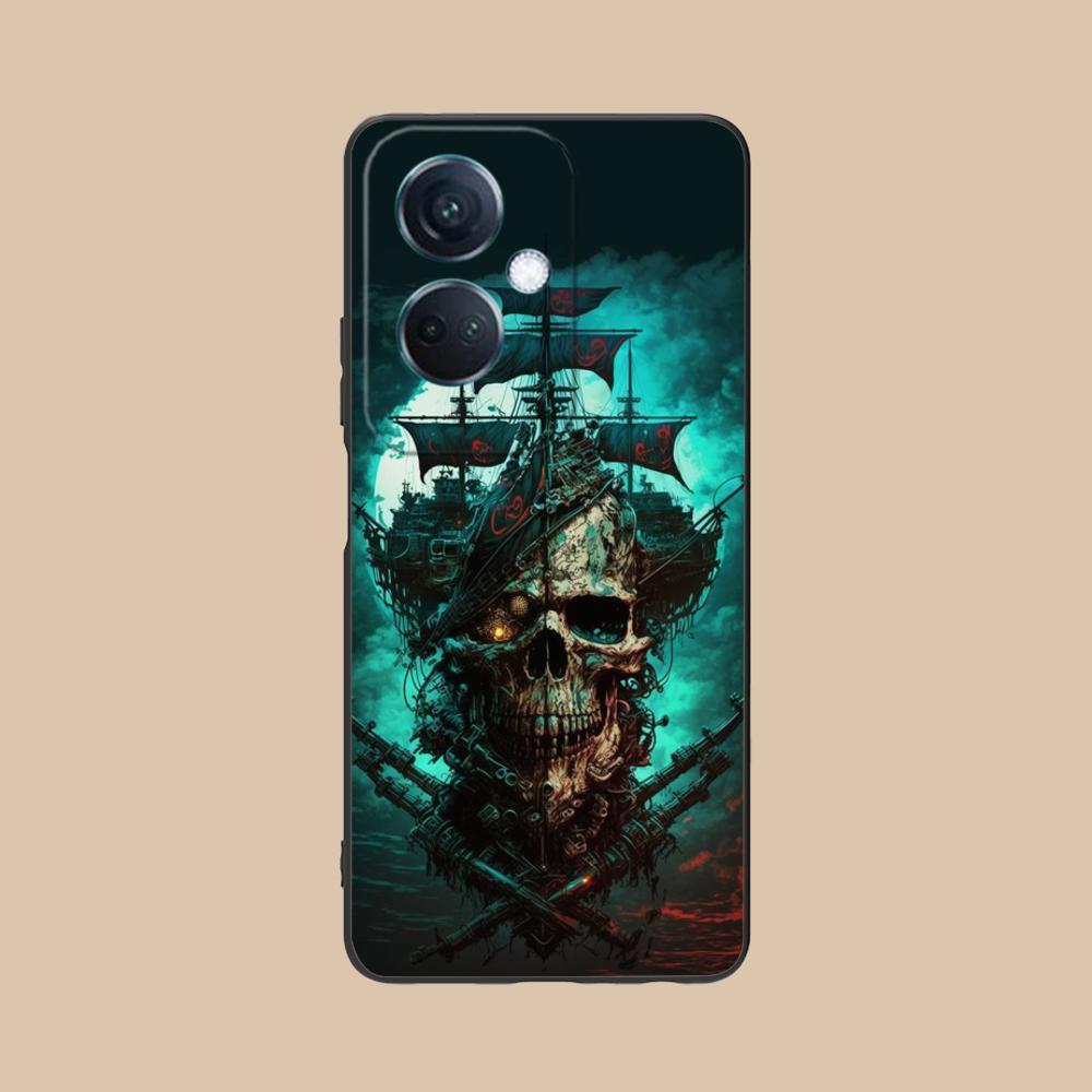 Pirate Corsair Mobile Phone Case for OPPO Reno 14 13 12 11 10 9 8 7 6 5 F T Pro 5G Colorful Printing Cover Smartphone Cover