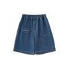 YOYU Boys' Summer Loose Fit Soft Tencel Denim Shorts