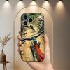 Custodia Bici TOUR DE FRANCE Per iPhone 12,14,15,16,17,13,11,X,Mini,Plus,Pro Max,8,7,XR,SE,XS,Silicone Morbido Nero