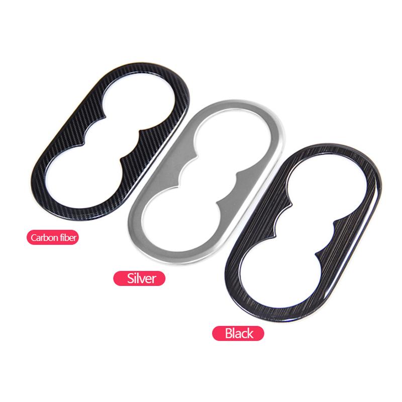 För Volkswagen VW Golf 8 MK8 2022 Bilinteriör Bakre Mugghållare Ram Skydd Dekorativ Dekal Tillbehör