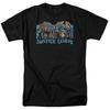 Justice League Lineup T Shirt Licensed Comic Book Tee Black