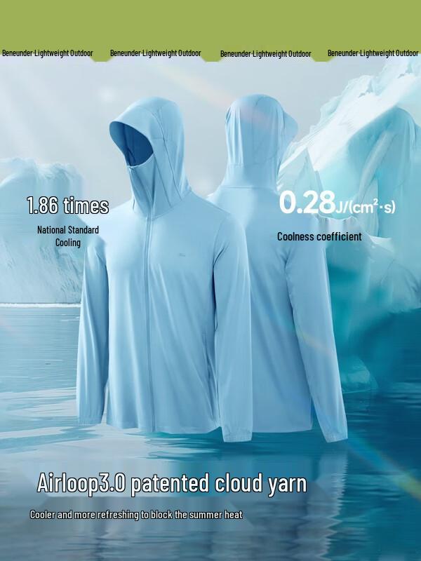 

Bananaunder Men s UPF100+ Ice Silk Sun Protection Hoodie