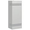 VidaXL Outdoor Wall Light Silver Stainless Steel, Outdoor Wall Lighting, Garden Wall Lamp, Wall Sconce 4006322