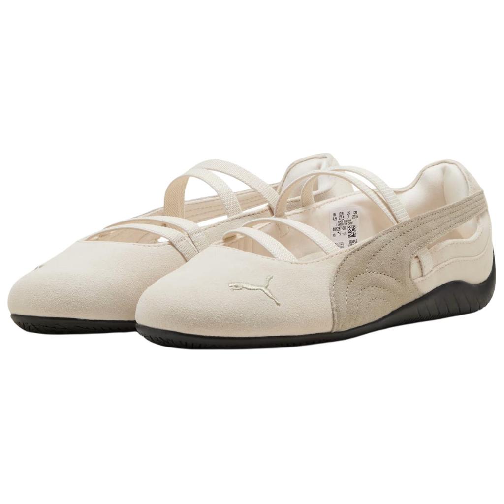 Puma  Speedcat Ballet Alpine Snow Black Women Sneakers Cream 401287-08