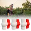 5 Pack Sturdy PVC Round Valves 2Inch T Handle Convenient Accessory for Home Water Systems and Industrial Daily Use