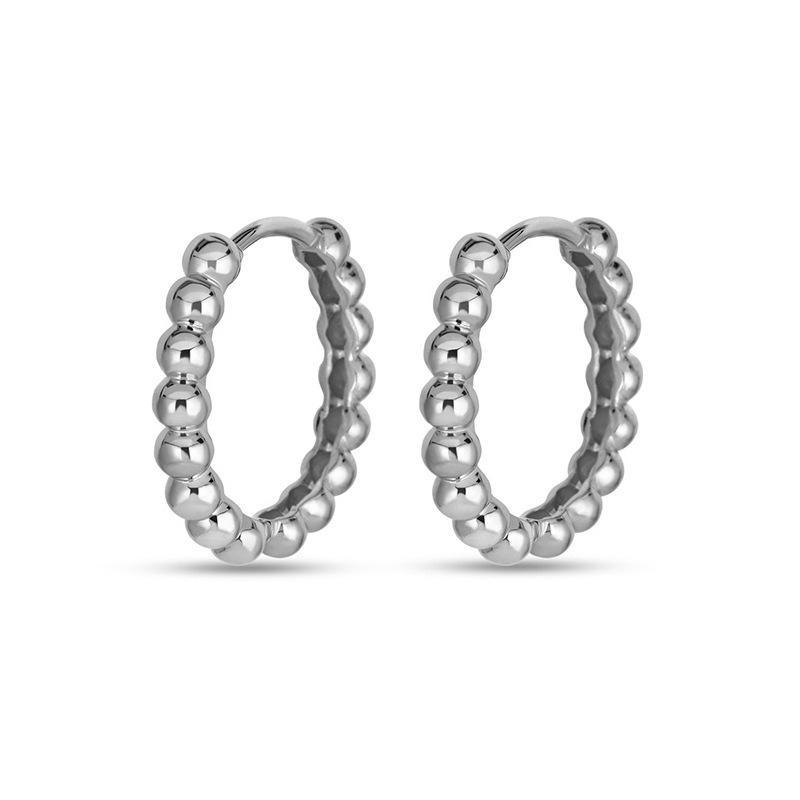 

Серьги из стерлингового серебра 925 пробы с подвесками-бусинами на удачу - Классические, Стильные, Универсальные. S925 Silver