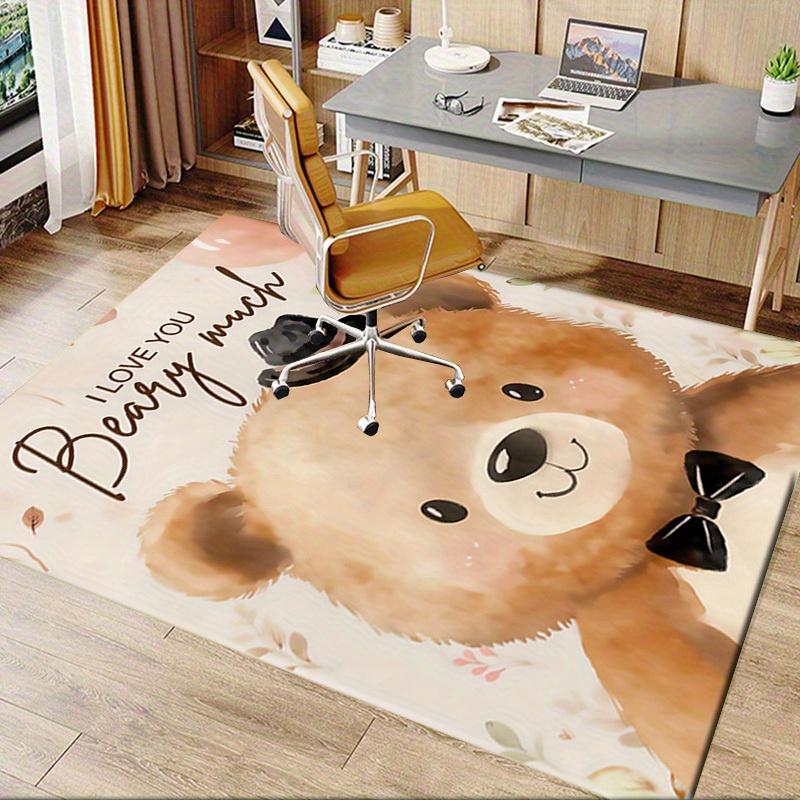 Office Carpet I Love You Beary Much Sofa Rug, Chair Mat Protection