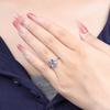 Orstarry S925 Silber Lila Schwertlilie Geschlossener Ring Für Frauen Original Fingerring Schmuck Party Feine Trendige Geschenke