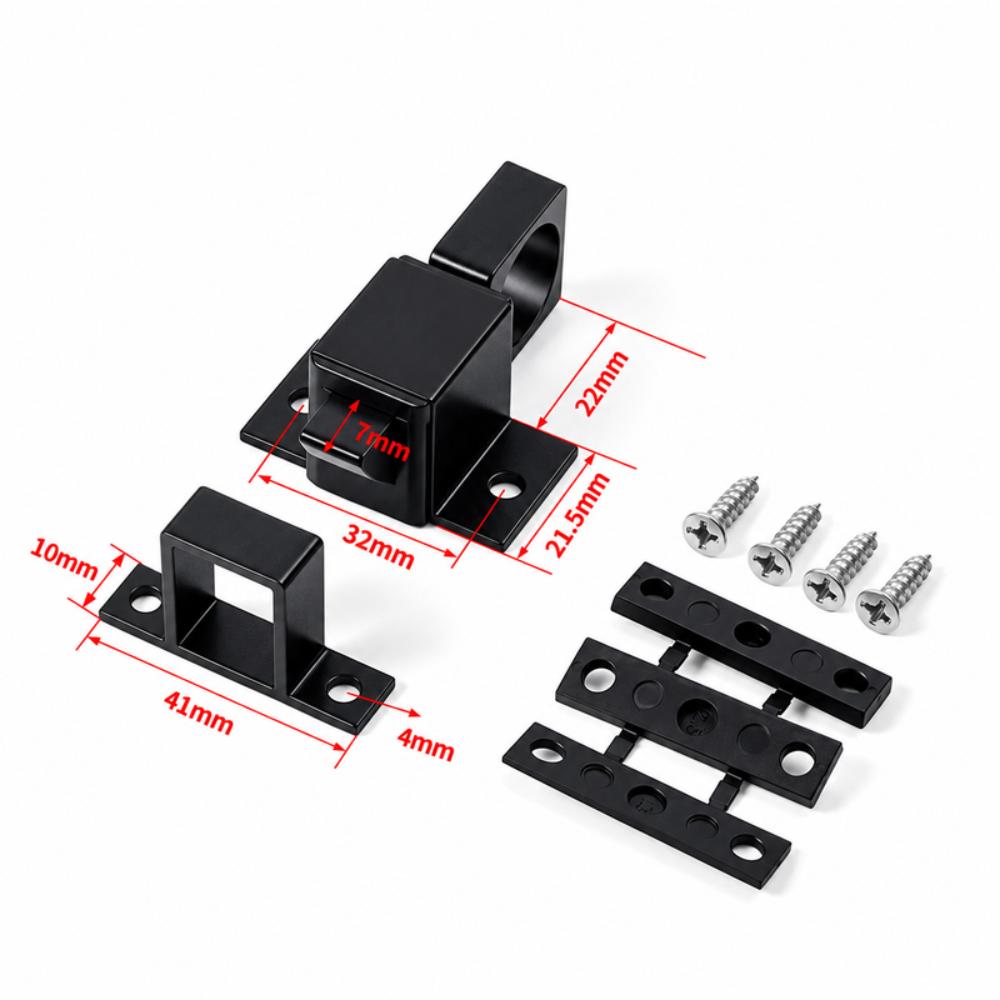 Bolt Latch Spring Door Lock Aluminum Alloy Security Gate Latch Automatic Window Lock  Door Hardware