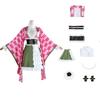 Kanroji Demon Slayer Mitsuri Cosplay Costume Japanese Style Kimono Outfit Gift