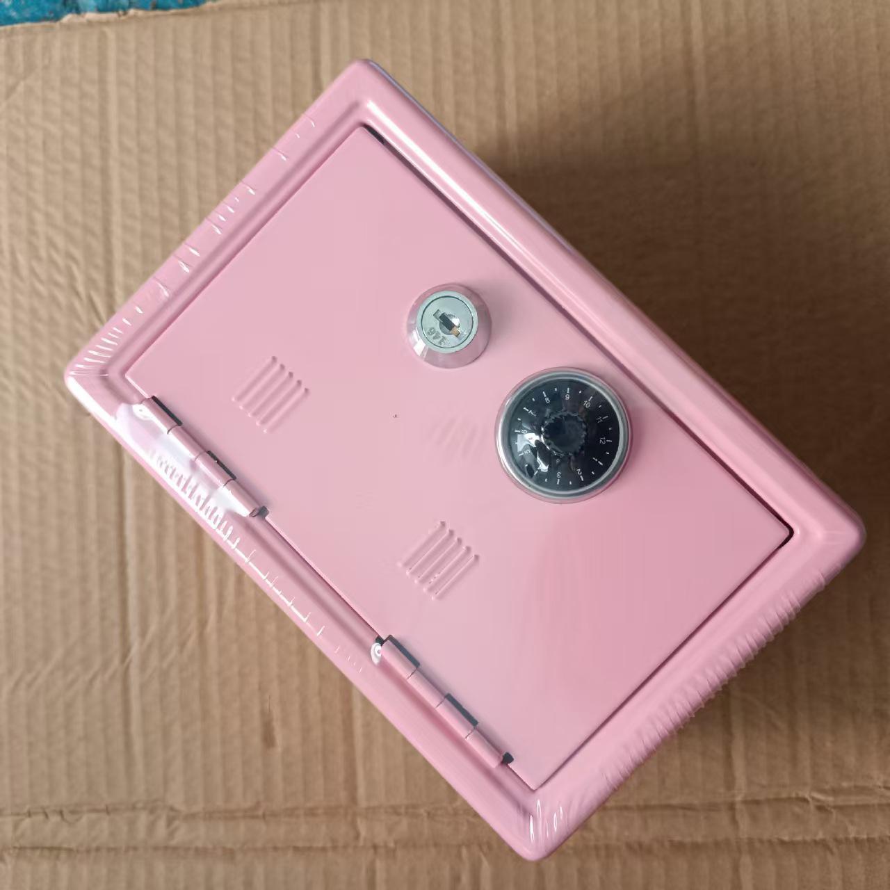 Creative Children s Piggy Bank with Lock - Metal Coin Safe and Storage Box