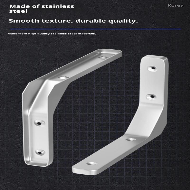 1PC Angle Brackets Industrial Floating L Shelf Bracket Thick Heavy Duty Wall Mounted Shelf
