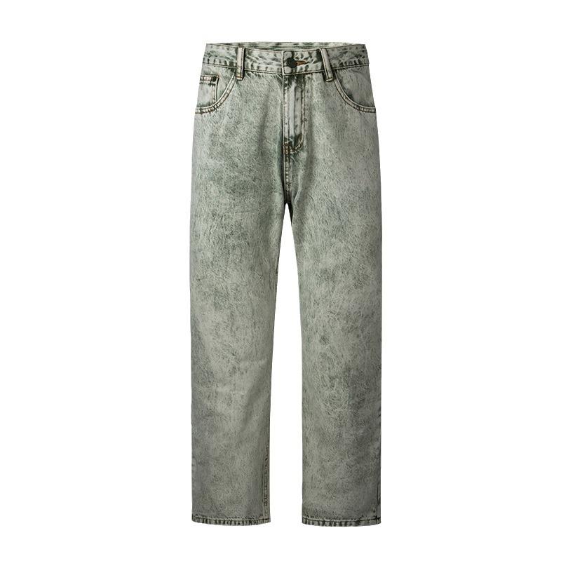 Men's Retro Loose Straight High Street Jeans