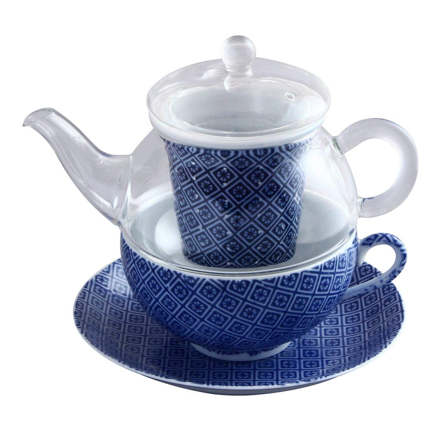 

Чайник Арита Селадон Стекло Чай для одного, Цветок Сиппо TFO-003