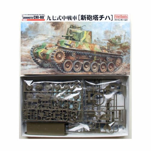 Fine Molds 1/35 Japanese Army Type 97 Medium Tank with New Turret Chi-Ha Plastic Model Kit FM21