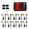 20pcs Electric Hammer Carbon Brushes Wear Resistant Ensuring Enhances Conductivity for Power Tool