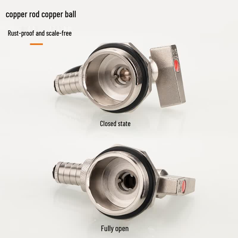 Large Flow Drain Valve for Floor Heating & Radiators
