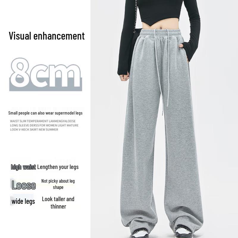 MaoRen Women's Loose Wide-Leg Casual Pants