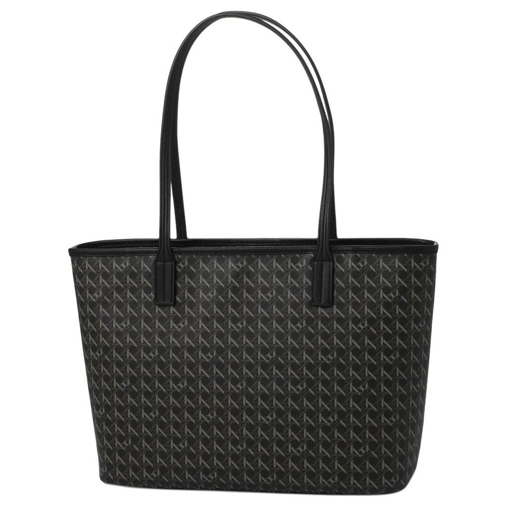 Tory Burch Full Print Vintage Floral Canvas Tote Bag Women tote bags Black 147748-001